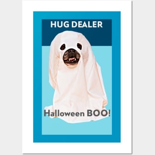 Hug Dealer - Halloween BOO ghost Posters and Art